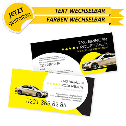 Flyer Taxi DIN Lang - Mareike (Rückseite)