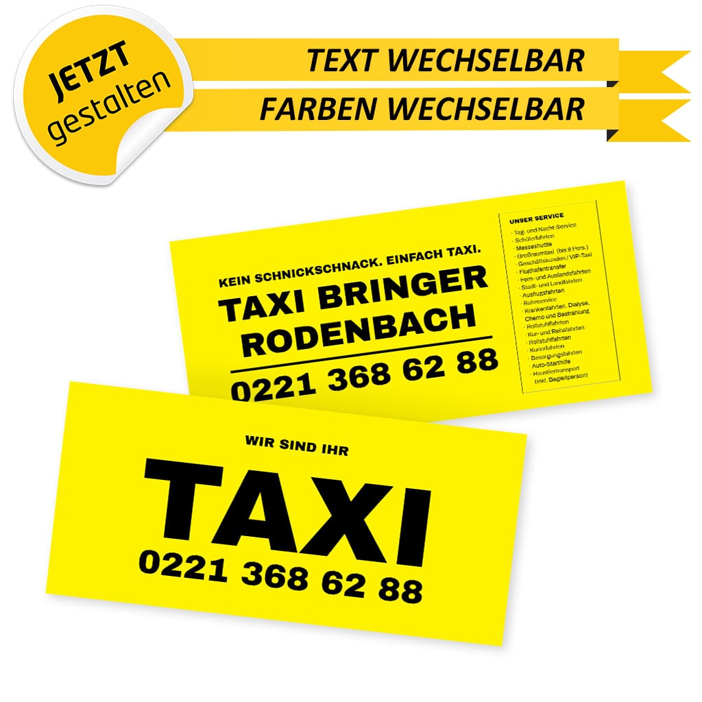 Flyer Taxi DIN Lang - Mario (Rückseite)