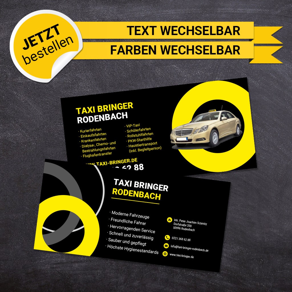 Flyer Taxi DIN Lang - Oskar