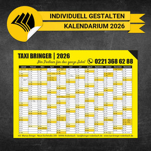Jahresplaner Taxi - Marius 2025