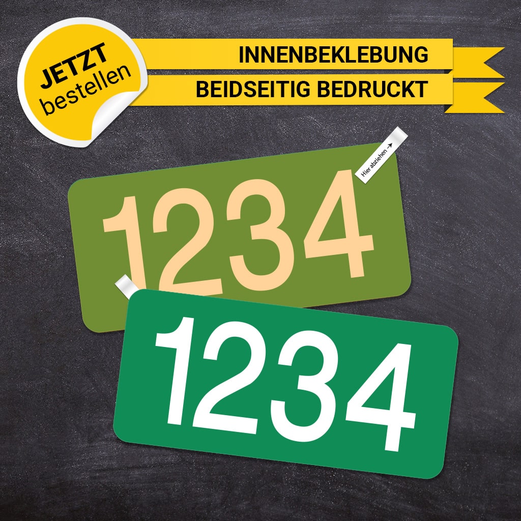 Gebündelter Bedarfsverkehr Ordnungsnummer - Innenbeklebung