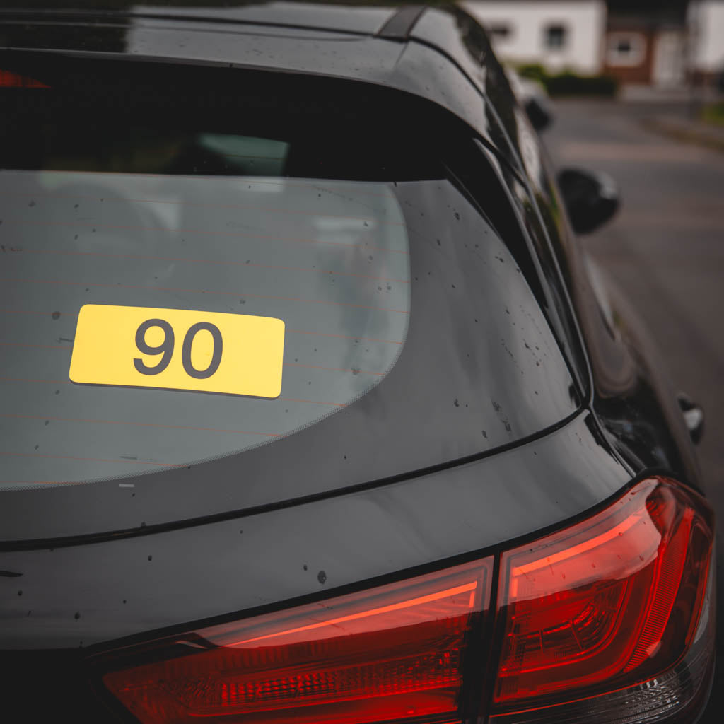 Taxi Ordnungsnummer - Innen- & Außenbeklebung (Foto)