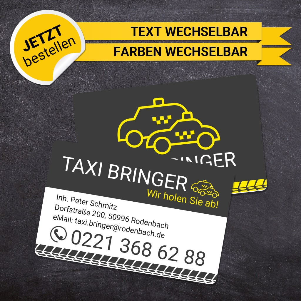 Plastikkarten Taxi - Arnold