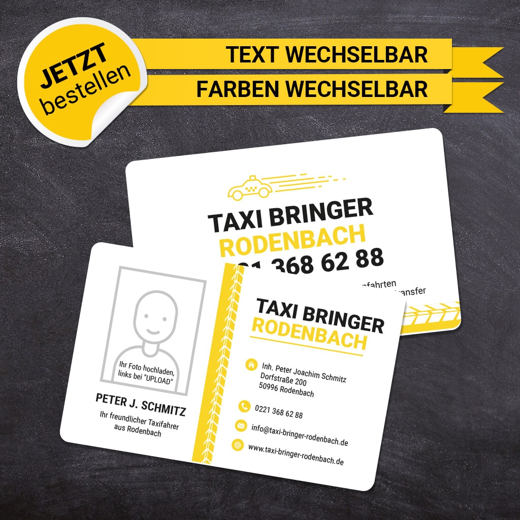 Plastikkarten Taxi - Fred