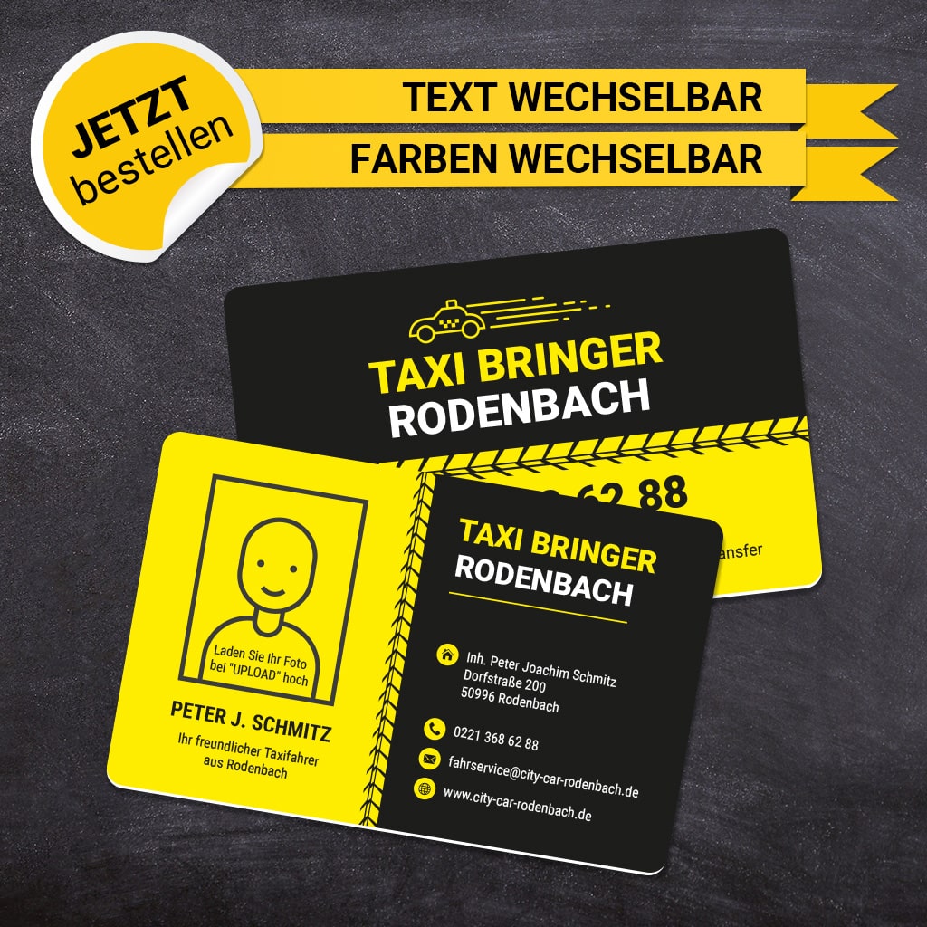 Plastikkarten Taxi - Frederick