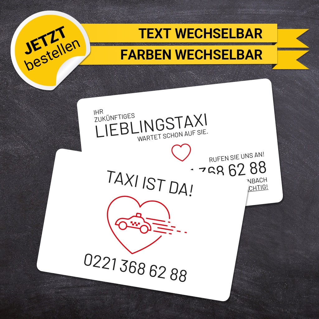 Plastikkarten Taxi - Lotti