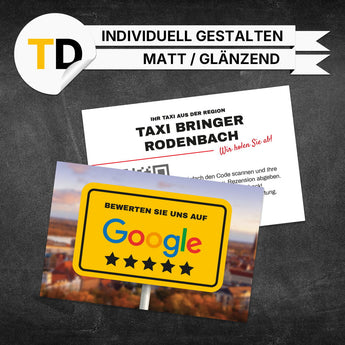 Produktbild Bewertungskarten Taxi - Bernd
