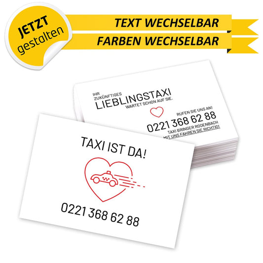 Visitenkarten Taxi - Lotti (Vorderseite)