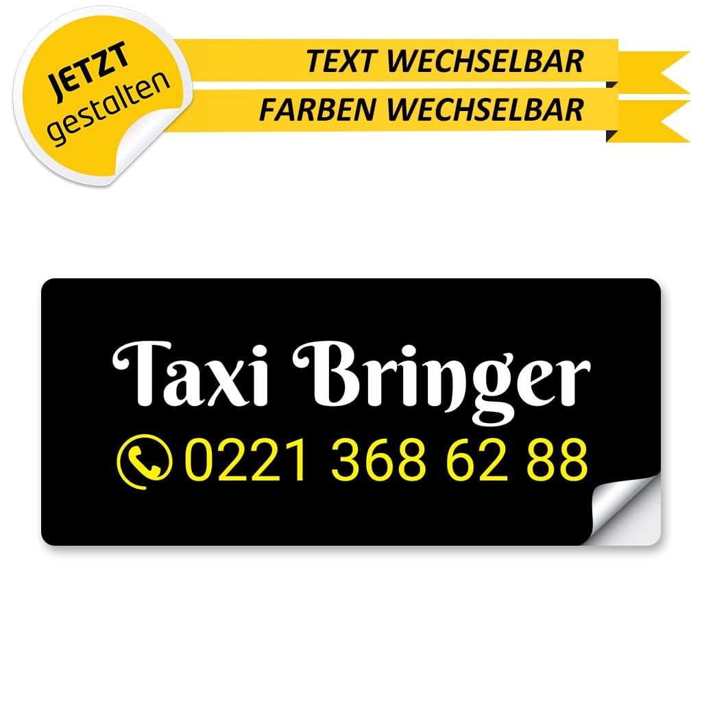 Werbeschild Taxi Groß - Feodor
